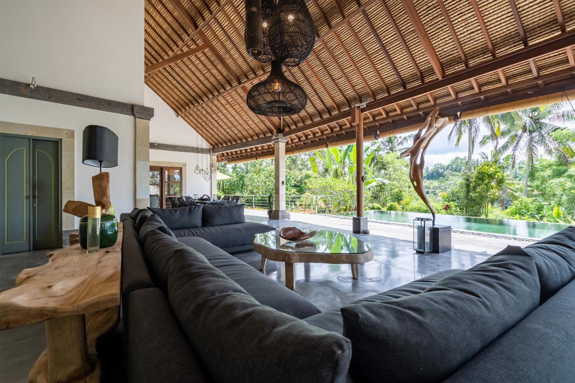 Villa Themma Jungle - Sumptuous 3Br Luxury Villa With Majestic Jungle View North Of Ubud Eksteriør billede