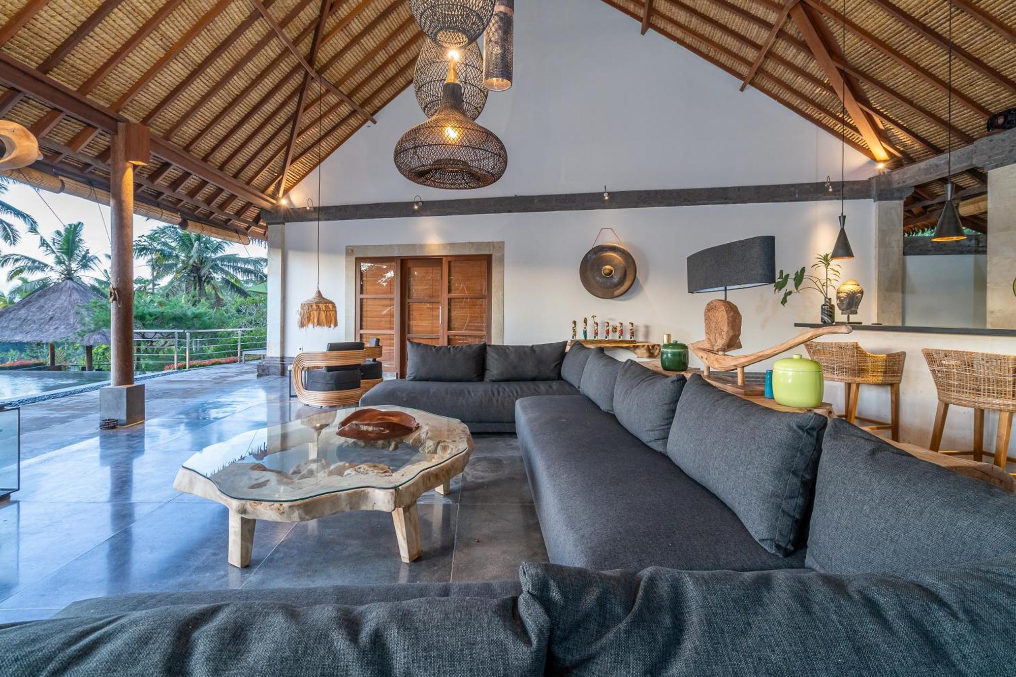 Villa Themma Jungle - Sumptuous 3Br Luxury Villa With Majestic Jungle View North Of Ubud Eksteriør billede