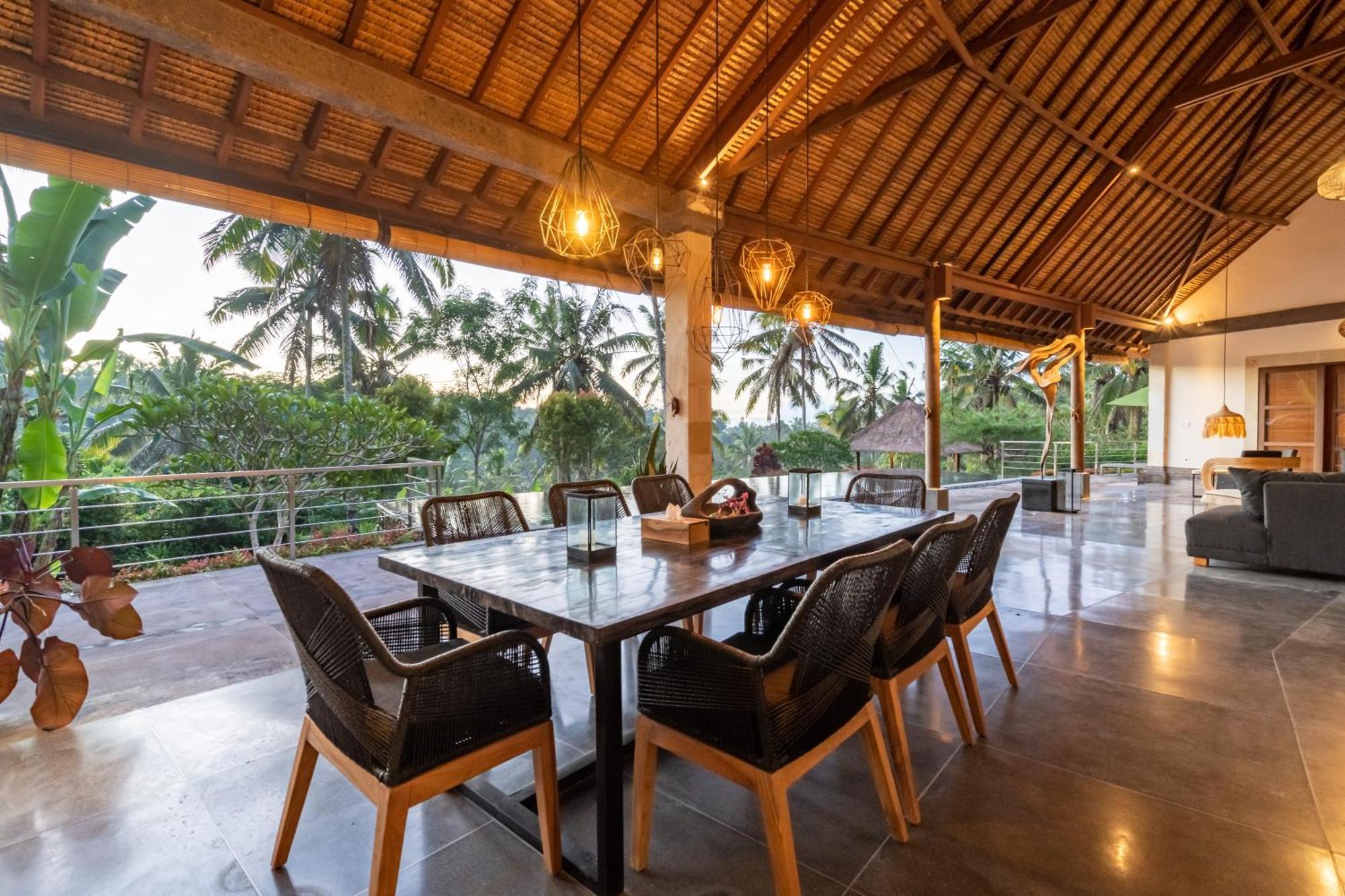 Villa Themma Jungle - Sumptuous 3Br Luxury Villa With Majestic Jungle View North Of Ubud Eksteriør billede